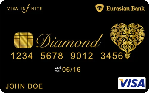 Eurasian Eurasian Visa Infinite Diamond Card